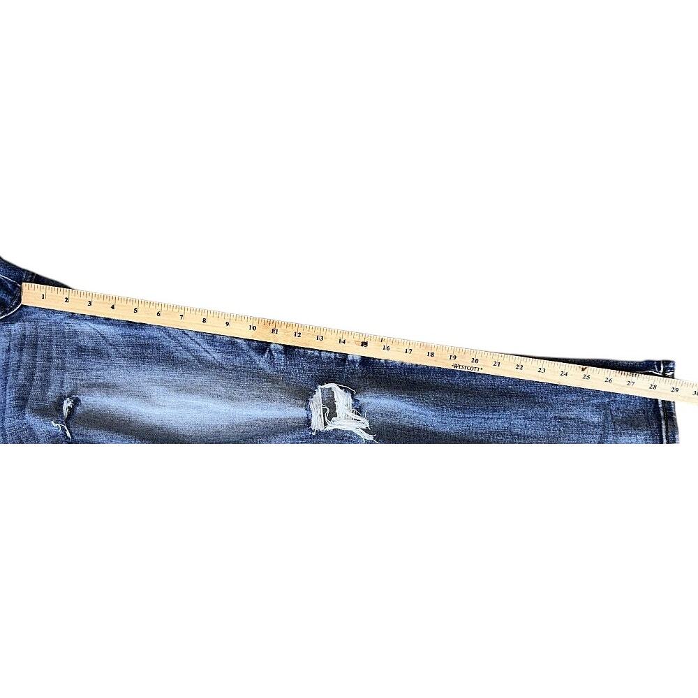 KanCan Mid-Rise Distressed Button Fly Skinny Jeans Size 7 27X29 - Picture 4 of 7